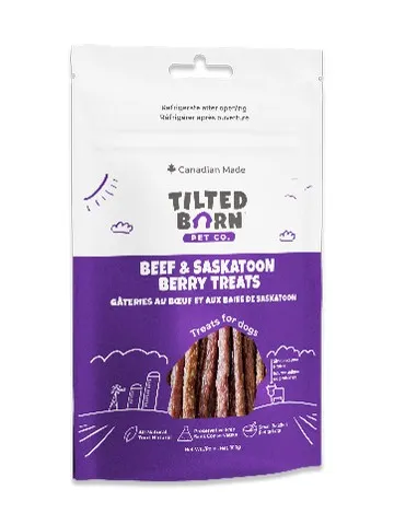 1ea 3.53oz Tilted Barn Beef & Saskatoon Berry - Treats